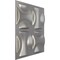 Ekena Millwork 19 5/8in. W x 19 5/8in. H York EnduraWall Decorative 3D Wall Panel Covers 2.67 Sq. Ft. WP20X20YOCST - alternate 3